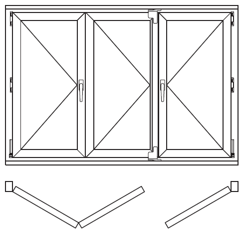 uPVC slide and fold doors