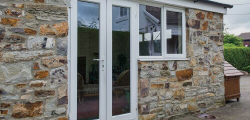 uPVC combination doors