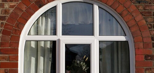 uPVC arched windows