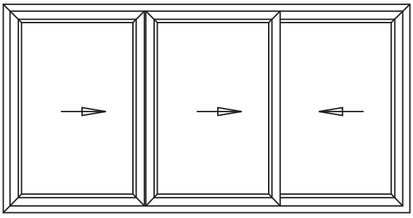 Sliding Window - Aluminium DWG Detail for AutoCAD • Designs CAD