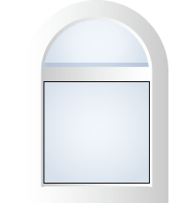 uPVC Arched Windows